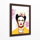 Frida Kahlo con Rebozo Amarillo - Mario Velazquez | Cuadro decorativo de Canvas Lab