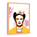 Frida Kahlo con Rebozo Amarillo - Mario Velazquez | Cuadro decorativo de Canvas Lab