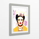 Frida Kahlo con Rebozo Amarillo - Mario Velazquez | Cuadro decorativo de Canvas Lab