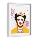 Frida Kahlo con Rebozo Amarillo - Mario Velazquez | Cuadro decorativo de Canvas Lab