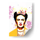 Frida Kahlo con Rebozo Amarillo - Mario Velazquez | Cuadro decorativo de Canvas Lab