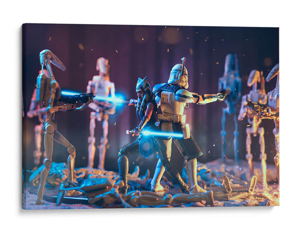 Ahsoka y Rex - Action Geek | Cuadro decorativo de Canvas Lab
