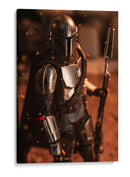 Mando Din Djarin - Action Geek | Cuadro decorativo de Canvas Lab
