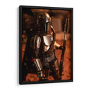 Mando Din Djarin - Action Geek | Cuadro decorativo de Canvas Lab