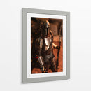 Mando Din Djarin - Action Geek | Cuadro decorativo de Canvas Lab