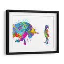 Fearless Girl Colors - Hue Art | Cuadro decorativo de Canvas Lab