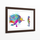 Fearless Girl Colors - Hue Art | Cuadro decorativo de Canvas Lab