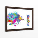 Fearless Girl Colors - Hue Art | Cuadro decorativo de Canvas Lab