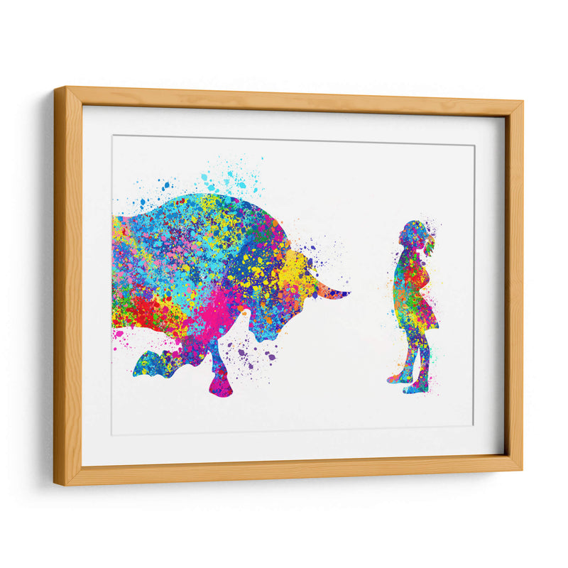 Fearless Girl Colors - Hue Art | Cuadro decorativo de Canvas Lab