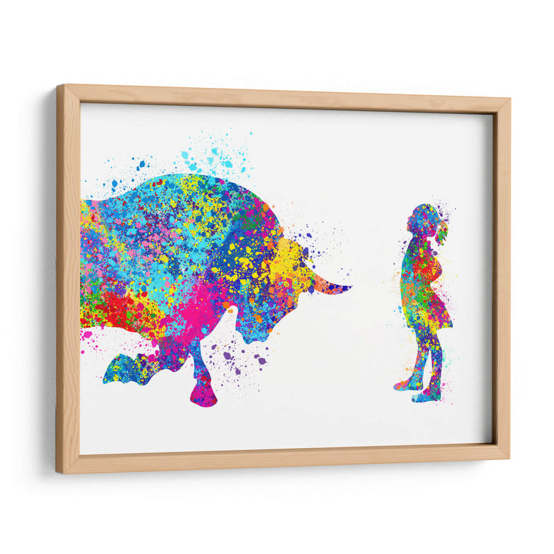 Fearless Girl Colors - Hue Art | Cuadro decorativo de Canvas Lab