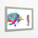 Fearless Girl Colors - Hue Art | Cuadro decorativo de Canvas Lab