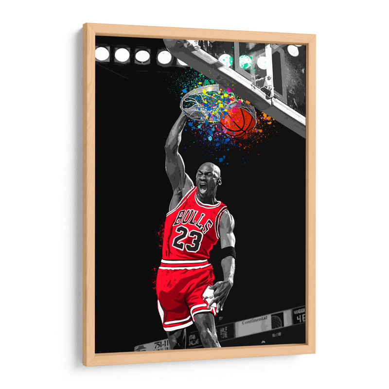 Jordan Paint Dunk - David Aste | Cuadro decorativo de Canvas Lab