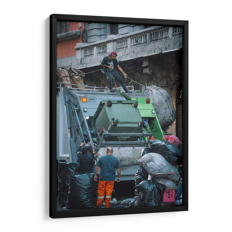 Recolectores de basura - DaguerroMX | Cuadro decorativo de Canvas Lab