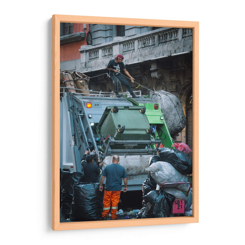 Recolectores de basura - DaguerroMX | Cuadro decorativo de Canvas Lab