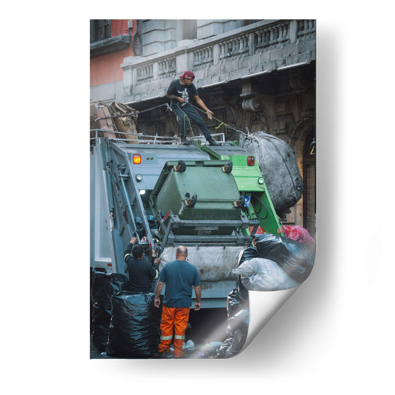 Recolectores de basura - DaguerroMX | Cuadro decorativo de Canvas Lab