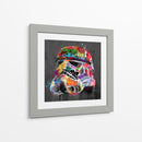Stormtrooper Helmet Graffiti - David Aste | Cuadro decorativo de Canvas Lab