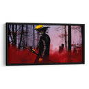 Samurai Cyber - Charl Deep | Cuadro decorativo de Canvas Lab