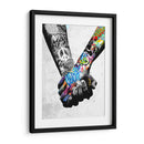 Graffiti Unity Bnw - David Aste | Cuadro decorativo de Canvas Lab