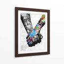 Graffiti Unity Bnw - David Aste | Cuadro decorativo de Canvas Lab