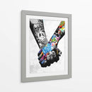 Graffiti Unity Bnw - David Aste | Cuadro decorativo de Canvas Lab