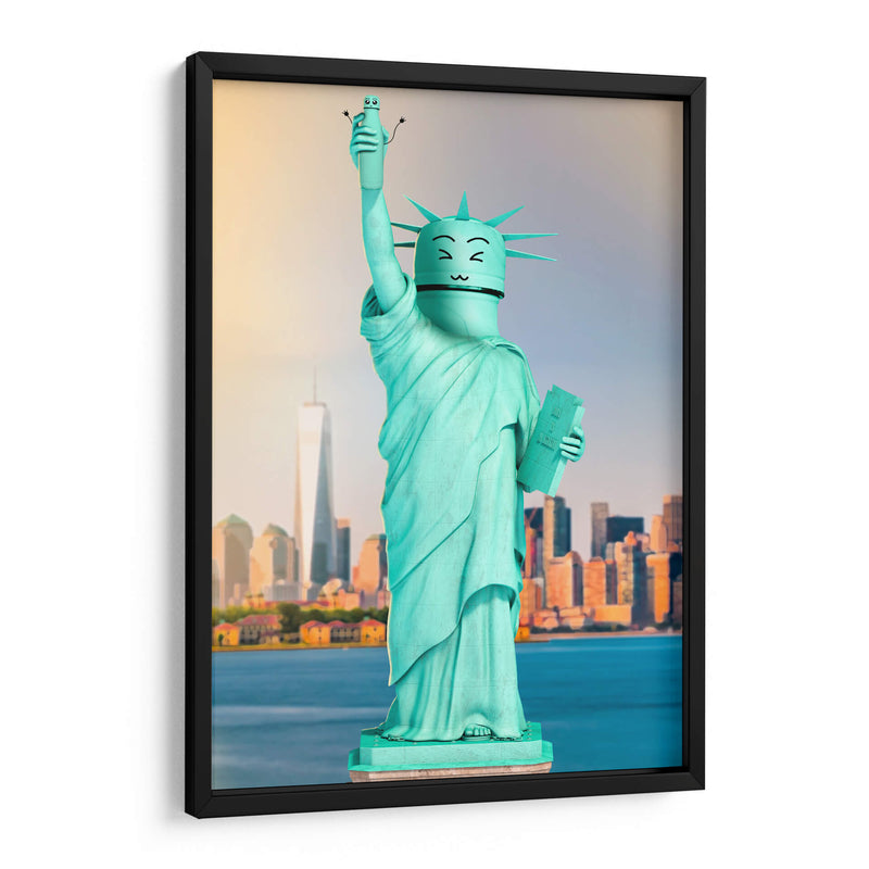 La Estatua de La Bebida - Charl Deep | Cuadro decorativo de Canvas Lab