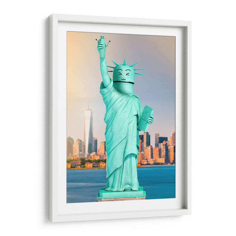 La Estatua de La Bebida - Charl Deep | Cuadro decorativo de Canvas Lab