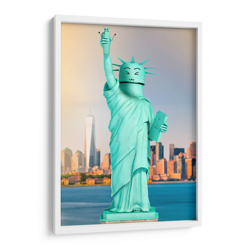 La Estatua de La Bebida - Charl Deep | Cuadro decorativo de Canvas Lab