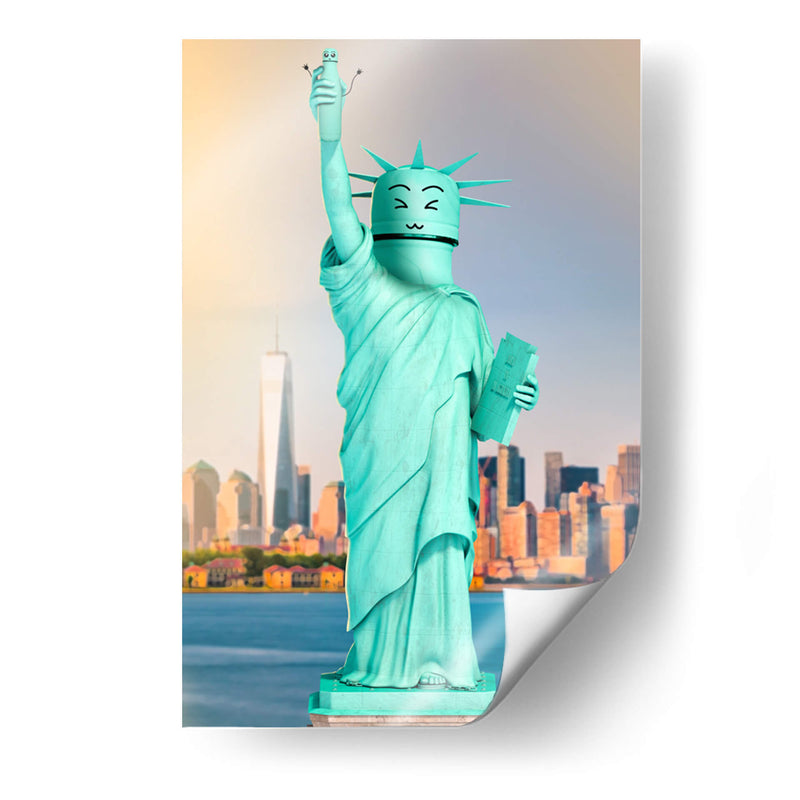 La Estatua de La Bebida - Charl Deep | Cuadro decorativo de Canvas Lab