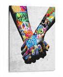Graffiti Unity - David Aste | Cuadro decorativo de Canvas Lab