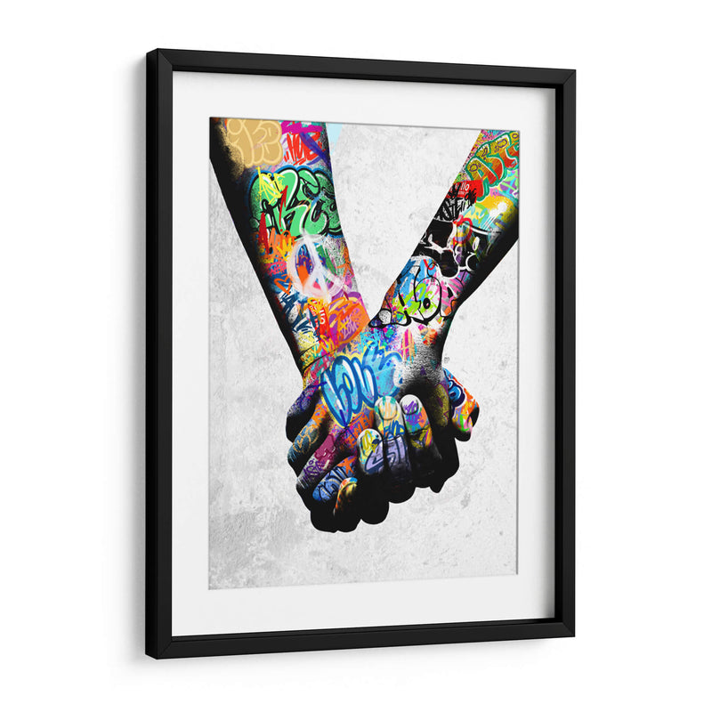 Graffiti Unity - David Aste | Cuadro decorativo de Canvas Lab