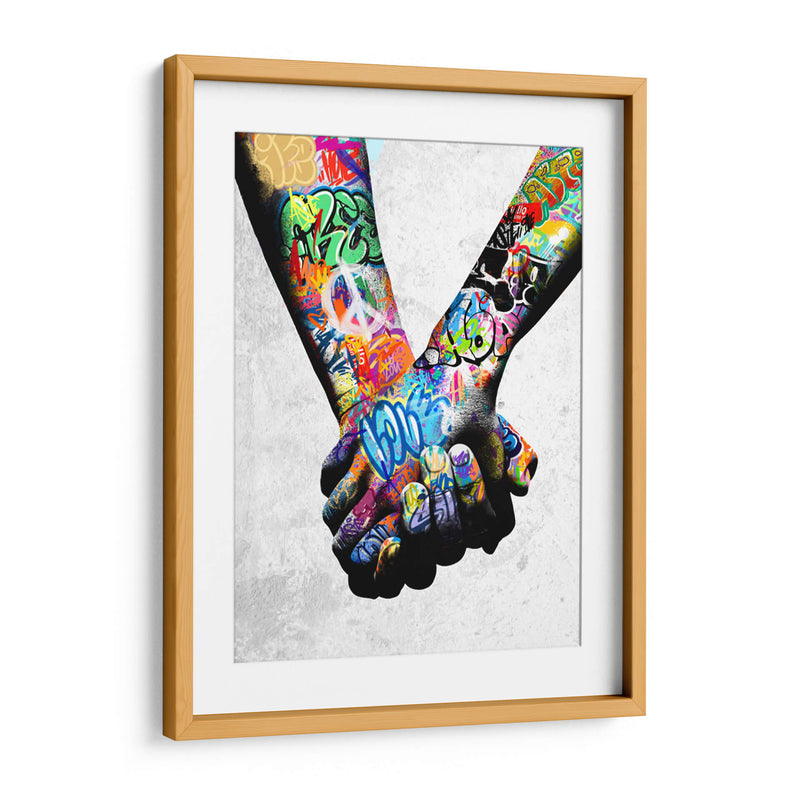 Graffiti Unity - David Aste | Cuadro decorativo de Canvas Lab