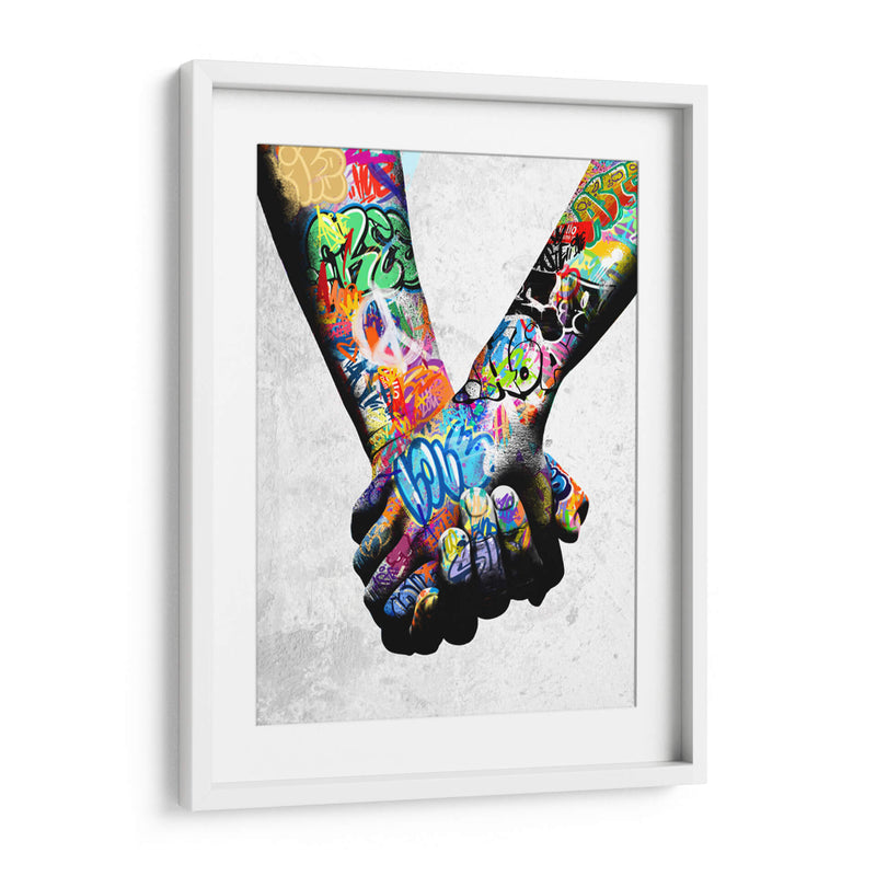 Graffiti Unity - David Aste | Cuadro decorativo de Canvas Lab