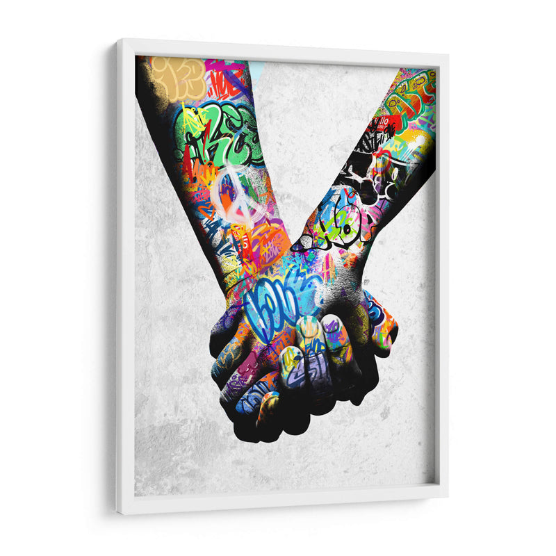 Graffiti Unity - David Aste | Cuadro decorativo de Canvas Lab