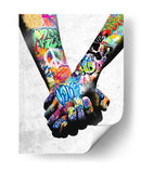 Graffiti Unity - David Aste | Cuadro decorativo de Canvas Lab