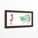 Fearless Girl Paint Strokes - Hue Art | Cuadro decorativo de Canvas Lab