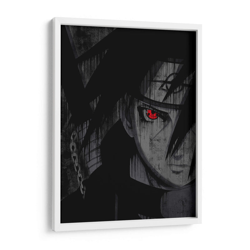 Itachi Sharingan - Dry Ink | Cuadro decorativo de Canvas Lab