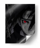 Itachi Sharingan - Dry Ink | Cuadro decorativo de Canvas Lab