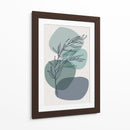 Aqua Flowers 01 - Grau Project | Cuadro decorativo de Canvas Lab
