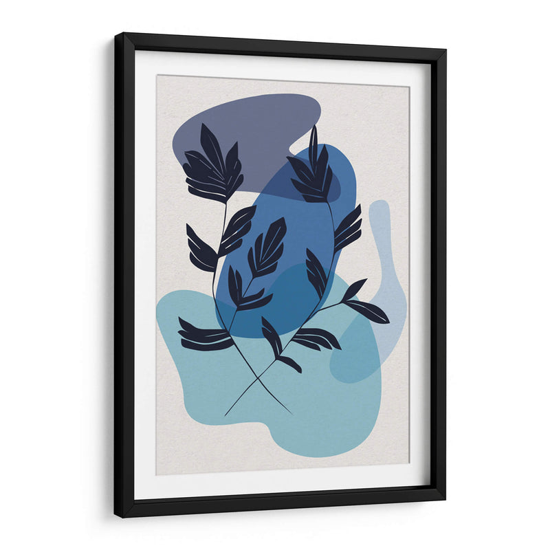 Blue Flowers 02 - Grau Project | Cuadro decorativo de Canvas Lab