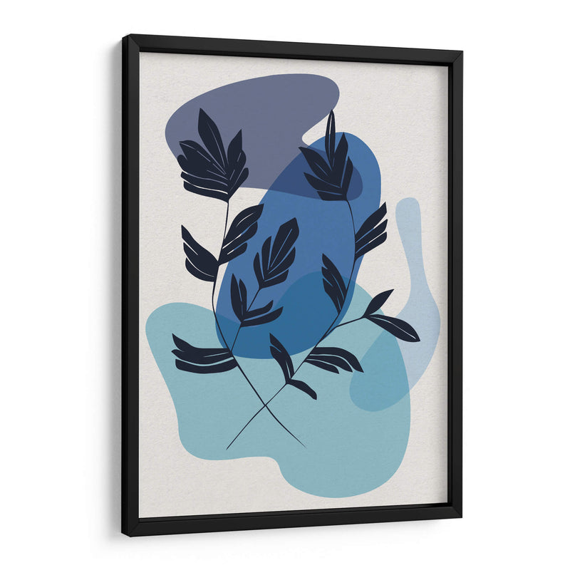 Blue Flowers 02 - Grau Project | Cuadro decorativo de Canvas Lab