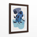 Blue Flowers 02 - Grau Project | Cuadro decorativo de Canvas Lab