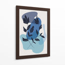 Blue Flowers 02 - Grau Project | Cuadro decorativo de Canvas Lab