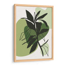 Green Flowers 01 - Grau Project | Cuadro decorativo de Canvas Lab