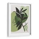 Green Flowers 01 - Grau Project | Cuadro decorativo de Canvas Lab