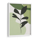 Green Flowers 02 - Grau Project | Cuadro decorativo de Canvas Lab