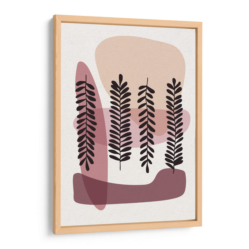 Pink Flowers 02 - Grau Project | Cuadro decorativo de Canvas Lab