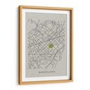 BCN white map - Grau Project | Cuadro decorativo de Canvas Lab