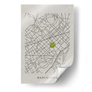 BCN white map - Grau Project | Cuadro decorativo de Canvas Lab