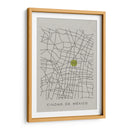 CDMX white map - Grau Project | Cuadro decorativo de Canvas Lab