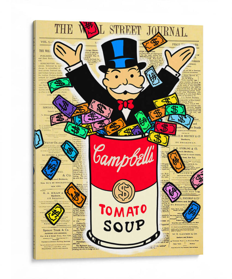 Campbell's Money - Fake Classics | Cuadro decorativo de Canvas Lab